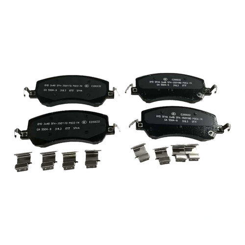 Juego de pastillas de freno delanteras para BYD, OE 15566756-00, SFHA-3501500S - EVParto