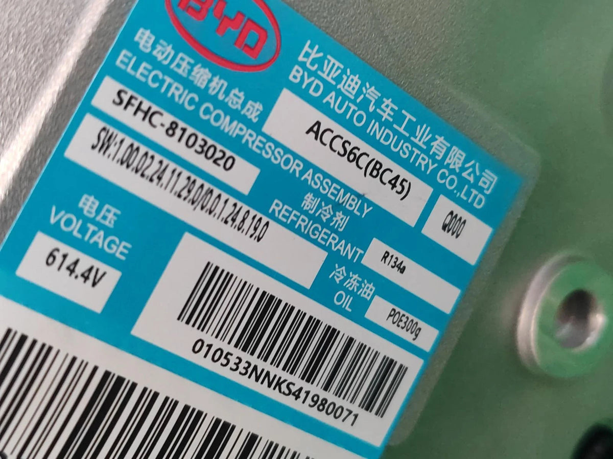 Electric A/C Compressor for Fangchengbao Bao 5, OE 16081689-00, SFHC-8103020 - EVParto (additional views)