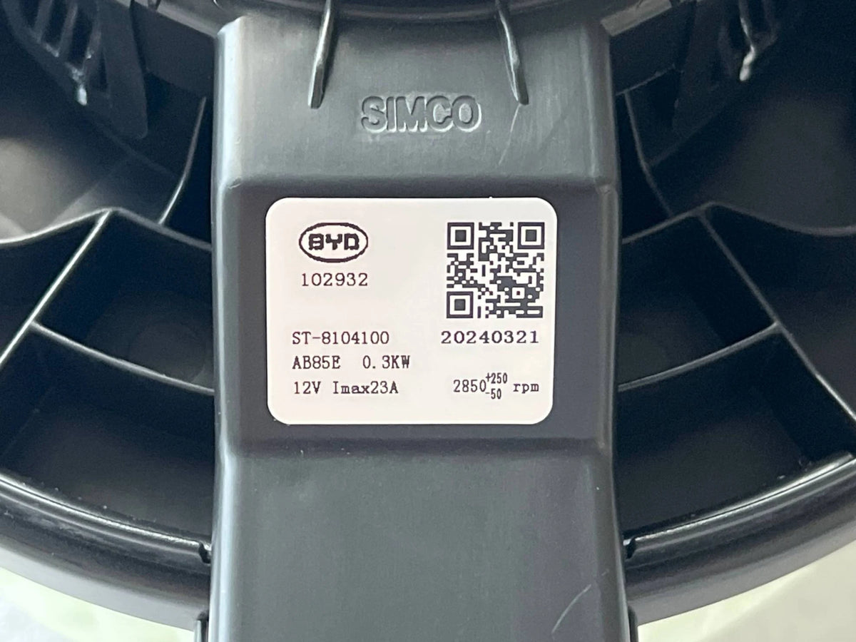 Motor del ventilador delantero para BYD Seal 05 DM-i y Qin PLUS DM-i, OE 14313000-00, ST-8104100 - EVParto (otras vistas)