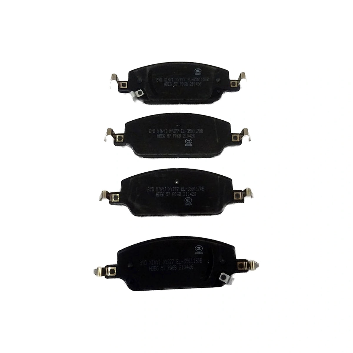 Front Brake Pad Set for BYD Seal 05 DM-i, OE 13163781-00, HDEG-3501500 - EVParto (additional views)
