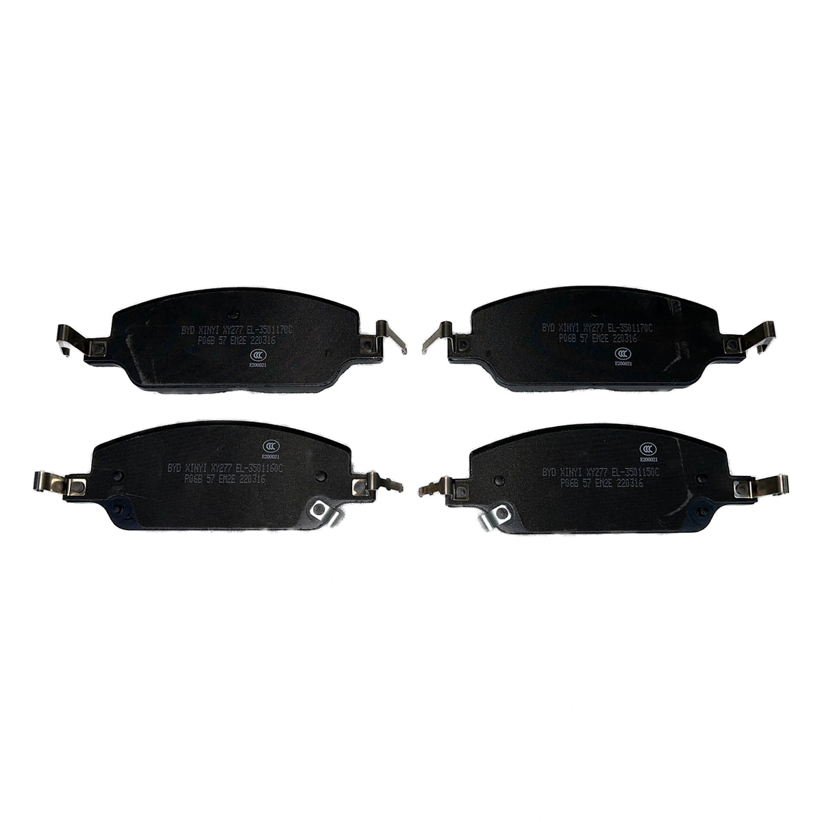 Front Brake Pad Set for BYD Dolphin, OE 13423263-00, EM2E-3501500C - EVParto (additional views)