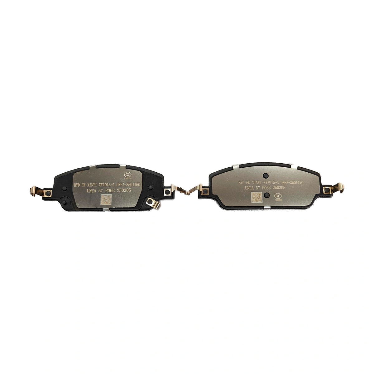 Front Brake Pad Set for BYD Sealion 05 EV, OE 17601405-00, UNEC-3501003 - EVParto