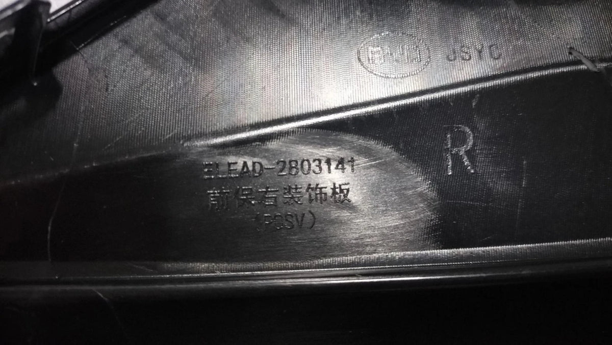Stoßstangen-Zierblende, vorne rechts für BYD e2, OE 14744558-00, ELEAD-2803141 - EVParto (weitere Ansichten)