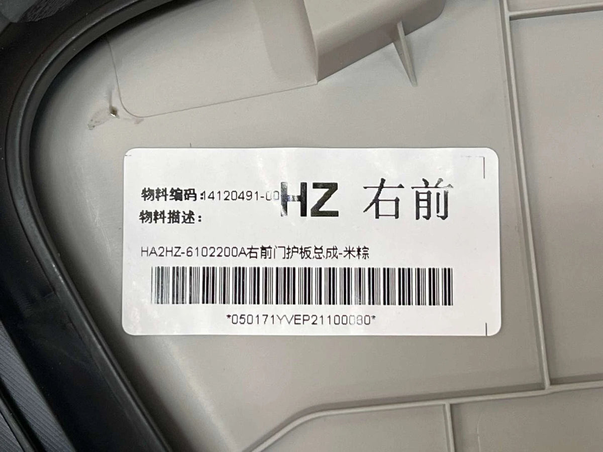 Panel embellecedor de puerta delantera derecha para BYD Qin PLUS, OE 14120491-00, HA2HZ-6102200A - EVParto (otras vistas)
