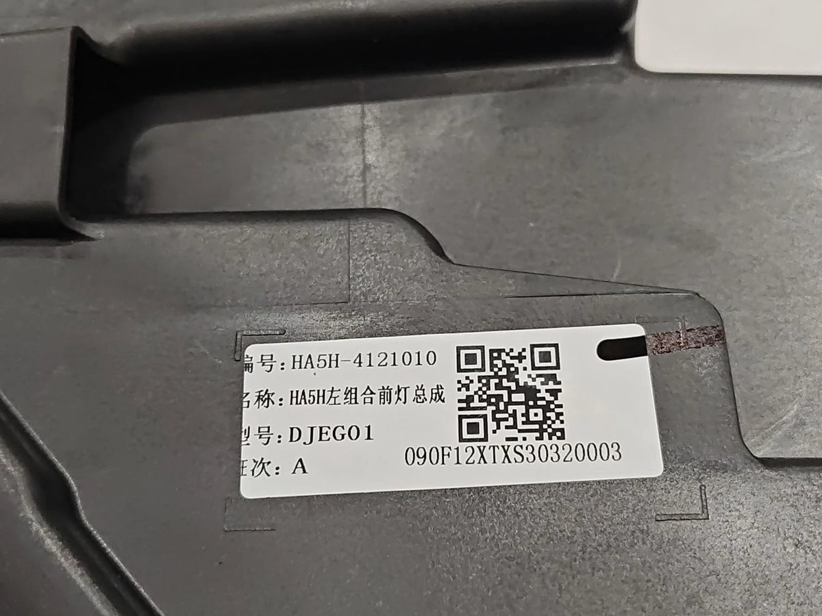 Headlamp (Left) for BYD Qin PLUS DM-i, OE 14781909-00, HA5H-4121010 - EVParto (additional views)