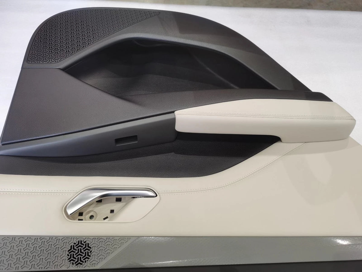 Left Rear Door Trim Panel (Beige) for BYD Qin PLUS, OE 15660893-00, HA5H-6202100-00YBM - EVParto