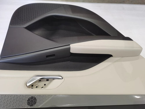 Left Rear Door Trim Panel (Beige) for BYD Qin PLUS, OE 15660893-00, HA5H-6202100-00YBM - EVParto
