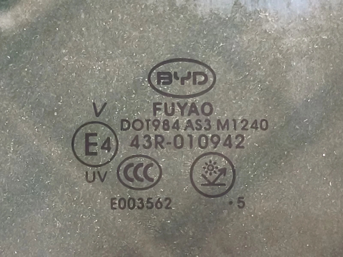 Seitenscheibe hinten links für BYD Sealion 06, OE 14301777-00, UGEA-5406010A - EVParto (weitere Ansichten)