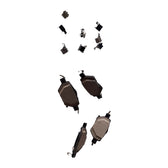 Rear Brake Pad Set for BYD Seagull, OE 14753311-00, EQEA-3502140SS - EVParto