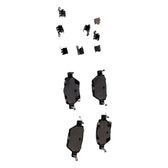 Rear Brake Pad Set for BYD Seagull, OE 14753311-00, EQEA-3502140SS - EVParto (additional views)