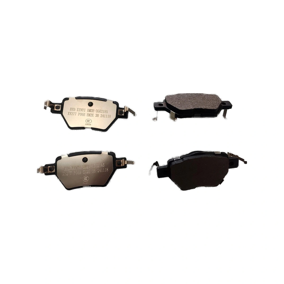 Rear Brake Pad Set for BYD Yuan UP & Dolphin, OE 17695732-00, EM2E-3502003A - EVParto (additional views)