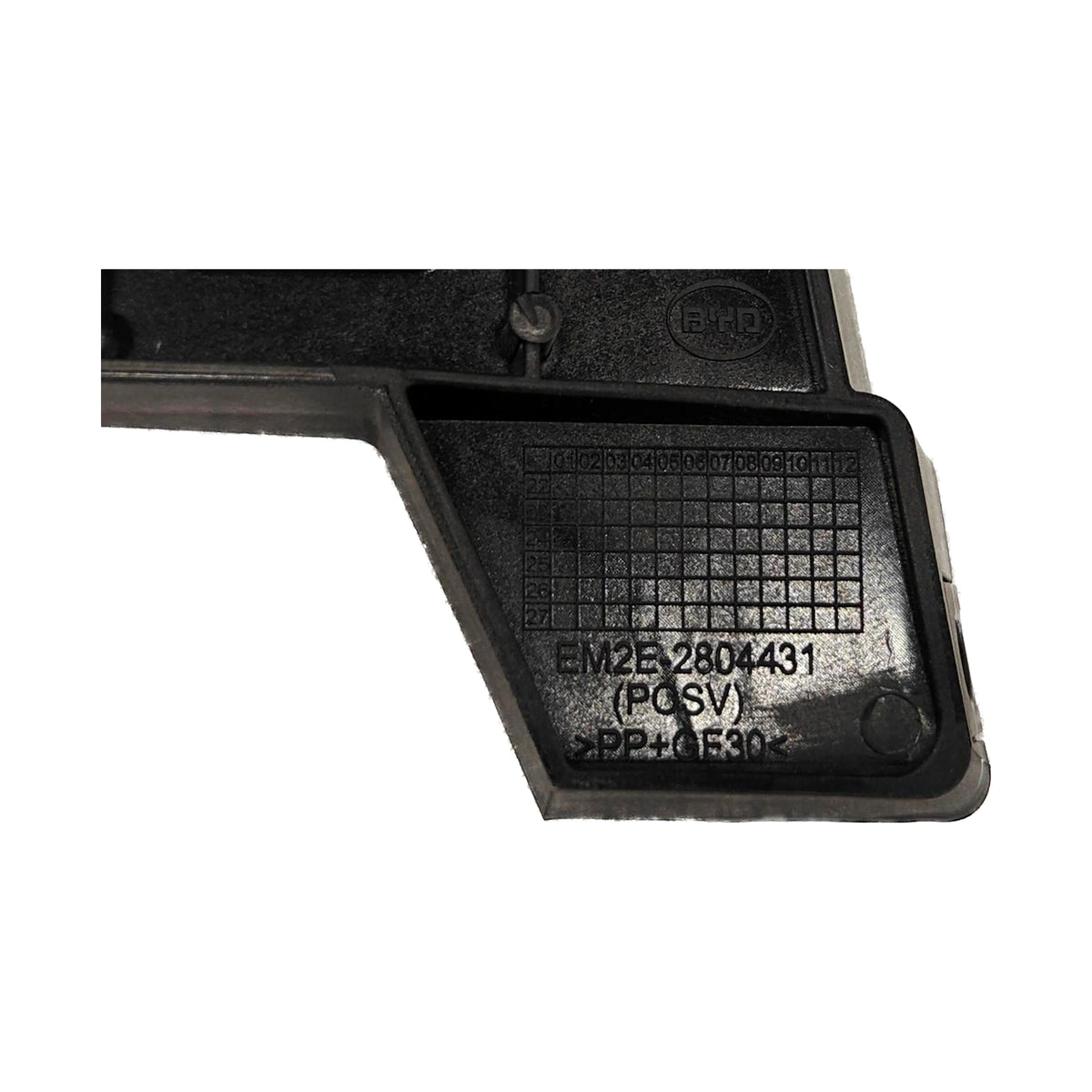Soporte inferior derecho del parachoques trasero para BYD Dolphin, OE 13153498-00, EM2E-2804430 - EVParto (otras vistas)