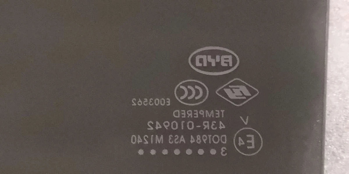 Türscheibe, hinten rechts für BYD Song PLUS, OE 13323661-00, SA3F-6203109B - EVParto (weitere Ansichten)