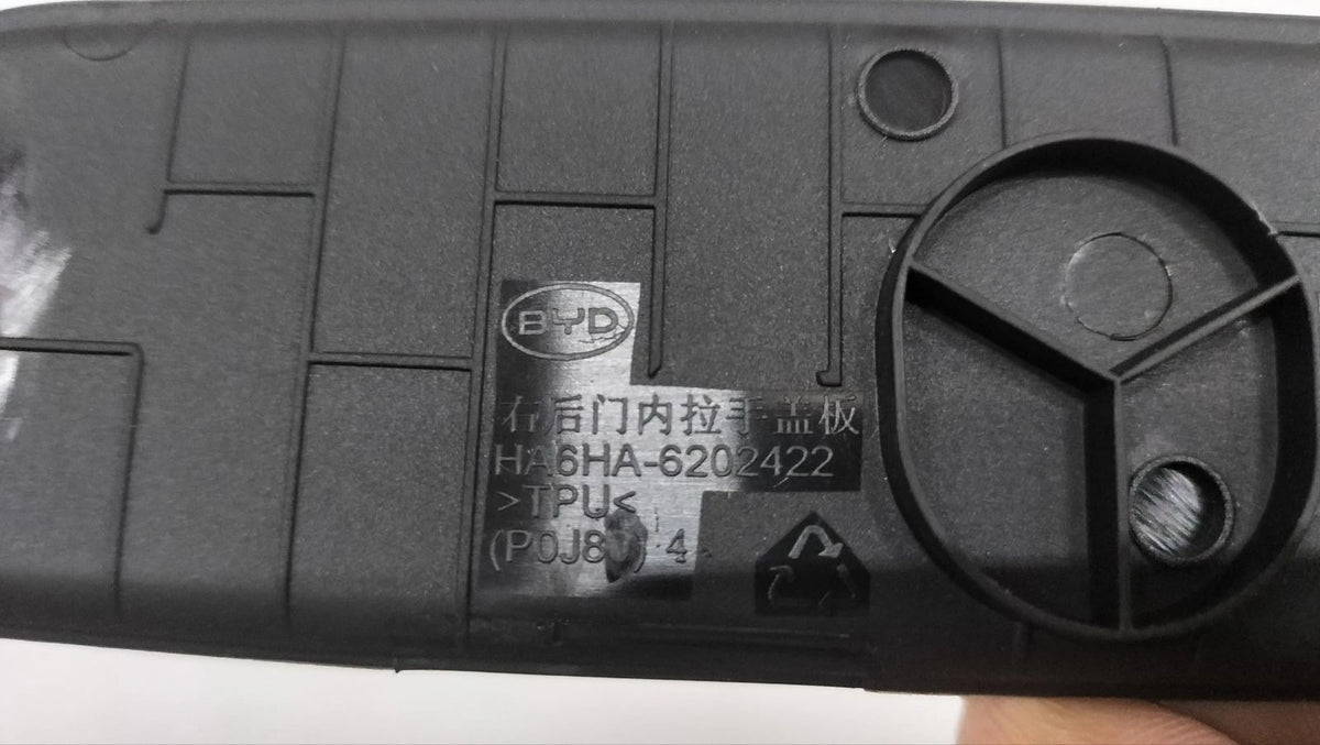 Rear Door Grab Handle Cover (Right) for BYD Seal 05 DM-i, OE 15842928-00, HA6HA-6202422-00A7 - EVParto (additional views)