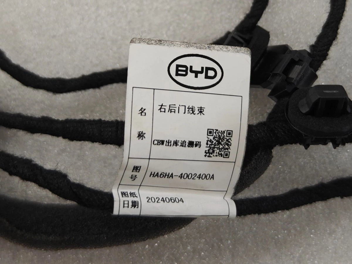 Kabelbaum, Tür hinten rechts für BYD Seal 05 DM-i, OE 14948581-00, HA6HA-4002400A - EVParto (weitere Ansichten)