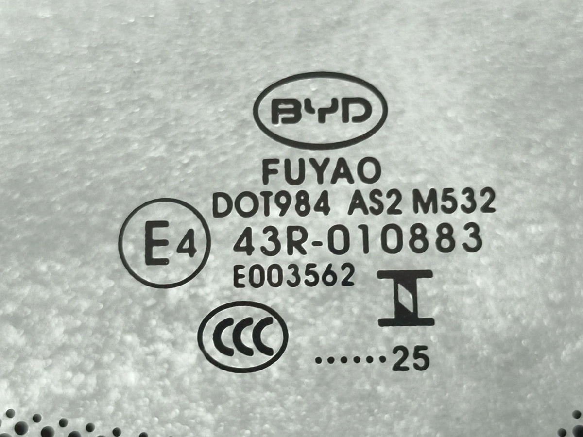 Seitenscheibe, hinten rechts für BYD Seal 05 DM-i, OE 14815874-00, HA5HA-5406020 - EVParto (weitere Ansichten)