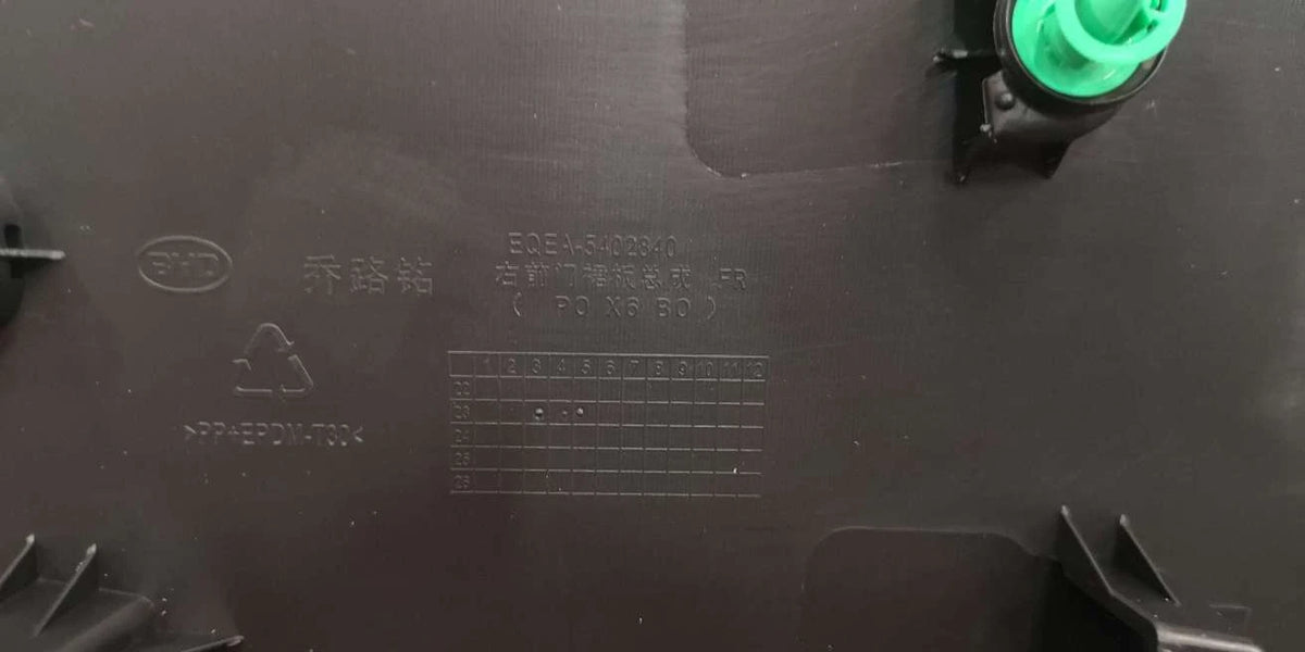 Türschwellerverkleidung vorne rechts für BYD Seagull, OE 14762596-00, EQEA-5402841 - EVParto (weitere Ansichten)