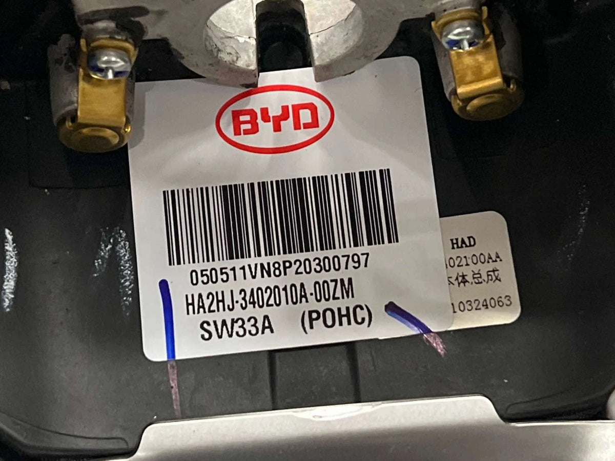Steering Wheel (Ochre) for BYD Qin PLUS DM-i, OE 14141751-00, HA2HJ-3402010A-00ZM - EVParto (additional views)