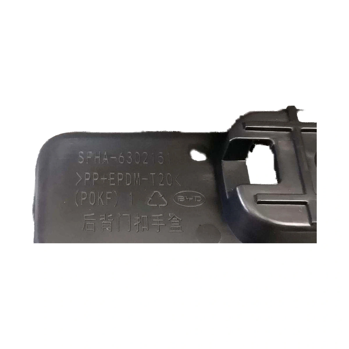 Tailgate Lower Trim Panel for Fangchengbao Bao 5, OE 14443358-00, SFHA-6302120-00LBT - EVParto (additional views)