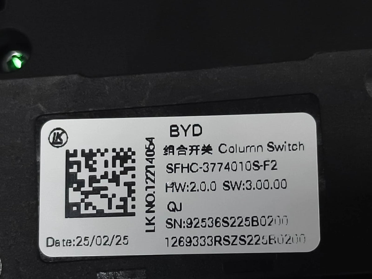 Combination Switch for Fangchengbao Bao 5, OE 16325671-00, SFHC-3774010S-F2 - EVParto (additional views)